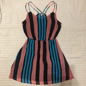 Charlotte Russe | Vertical Striped Dress